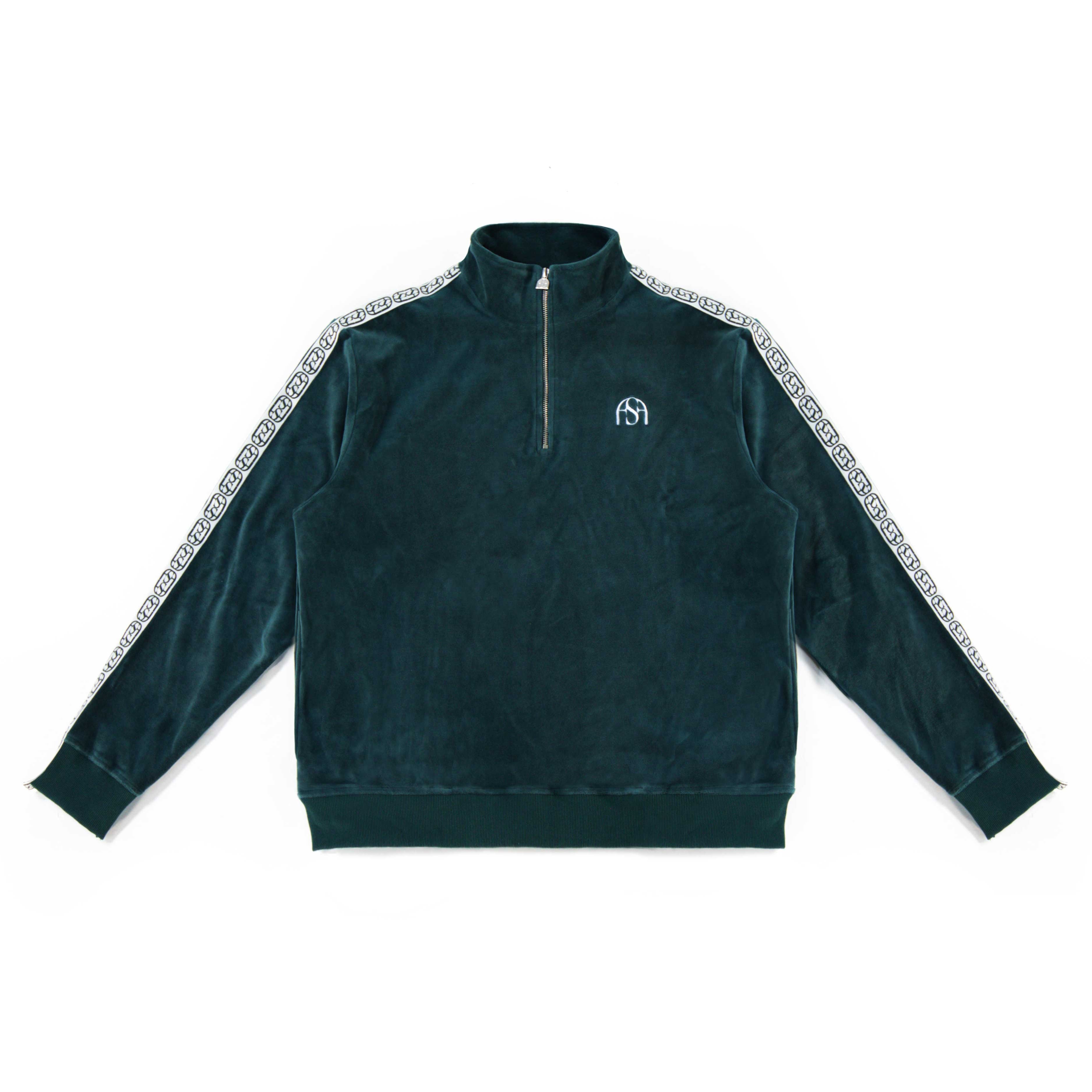 Track Quarter Zip - Lago Green